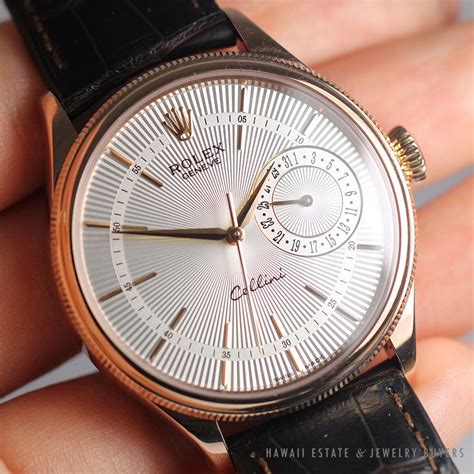 rolex cellini date rose gold